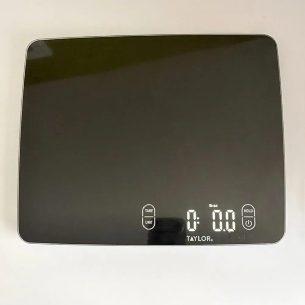 Taylor 5331398 Expanded Platform Digital Kitchen Scale 30 lb Waterproof